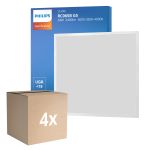Flerpack 4x Philips LED Panel Ledinaire RC065B 28W 3400lm - 830-835-840 CCT | 60x60cm - UGR <19