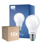 Flerpack 10x Philips MASTER LED Lampa Ultra Efficient E27 Päron Matt 2.3W 485lm - 827 Extra Varm Vit | Ersättare 40W