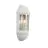Ansell LED Vägglampa Latina Halv Lykta Vit - Passande för E27 upp till 42W | IP65 - Ljussensor