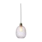 It's about RoMi Pendellampa Venice Glas Transparent | Passande för 1x E27 