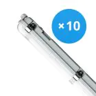 Flerpack 10x Noxion LED Allmänbruksarmatur Vattentät Poseidon V3.0 35-65W 4550-9100lm - 830-865 CCT | 150cm - Kabelgenomföring (5x2.5mm2)
