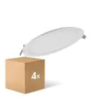 Flerpack 4x Ledvance LED Downlight Slim Runda DN210 18W 1530lm 120D - 830 Varm Vit | 225mm